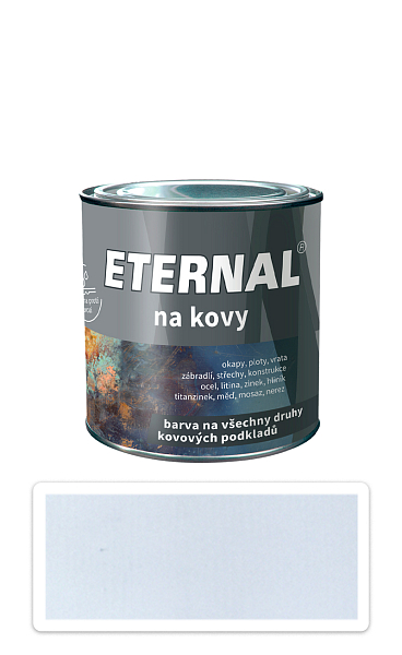 ETERNAL Na kovy - antikorózna farba na kov 0.35 l Strieborná 441
