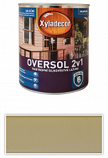 XYLADECOR Oversol 2v1 - tixotropná silnovrstvová lazúra na drevo 0.75 l Biela krycia