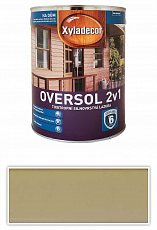 XYLADECOR Oversol 2v1 - tixotropná silnovrstvová lazúra na drevo 5 l Biela krycia